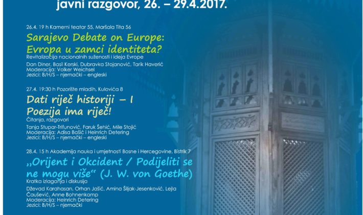 Goethe-Institut – Konferencija “Regarding Sarajevo“