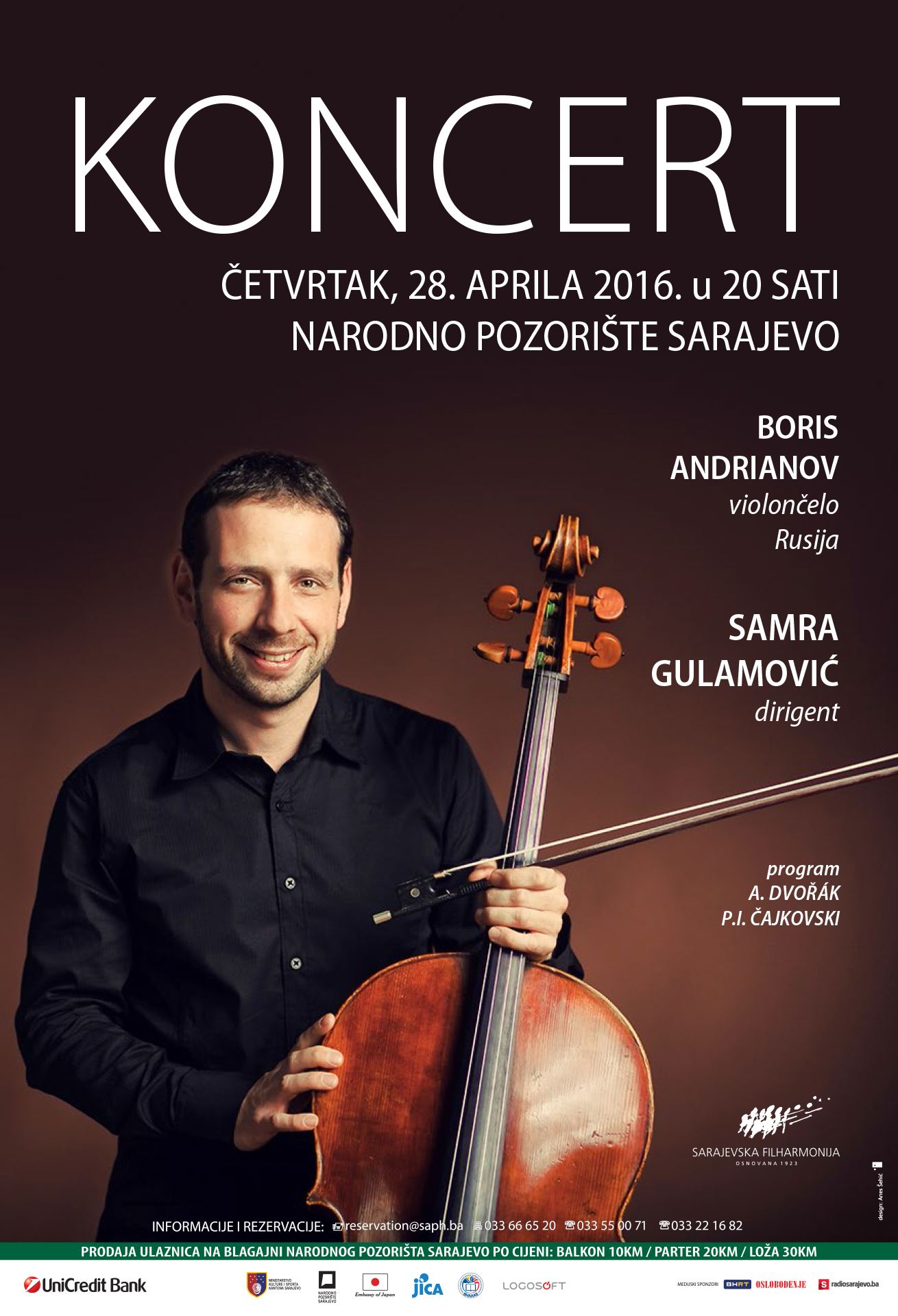 KONCERT SARAJEVSKE FILHARMONIJE