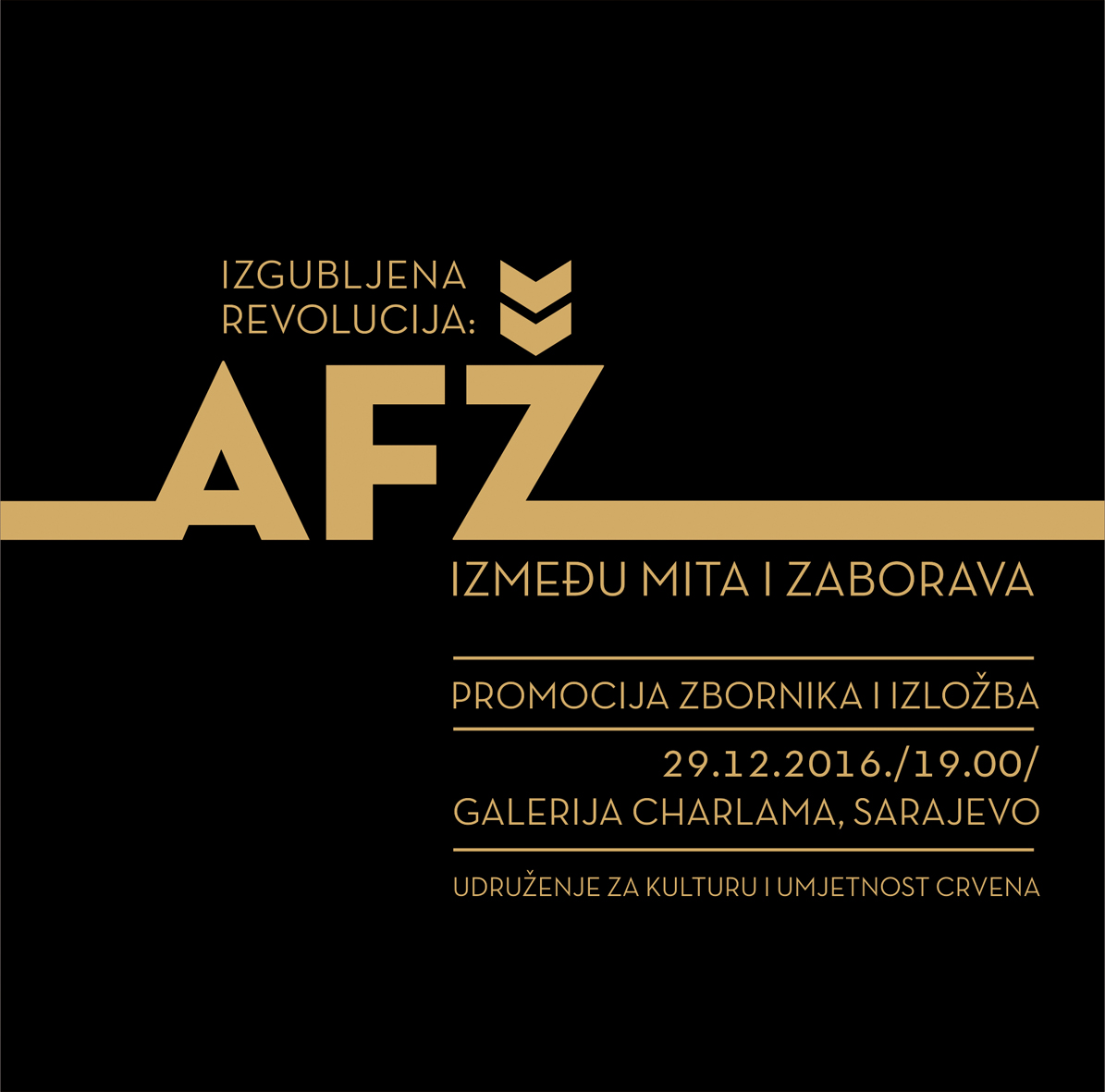 Izložba i promocija zbornika – Izgubljena revolucija: AFŽ između mita i zaborava