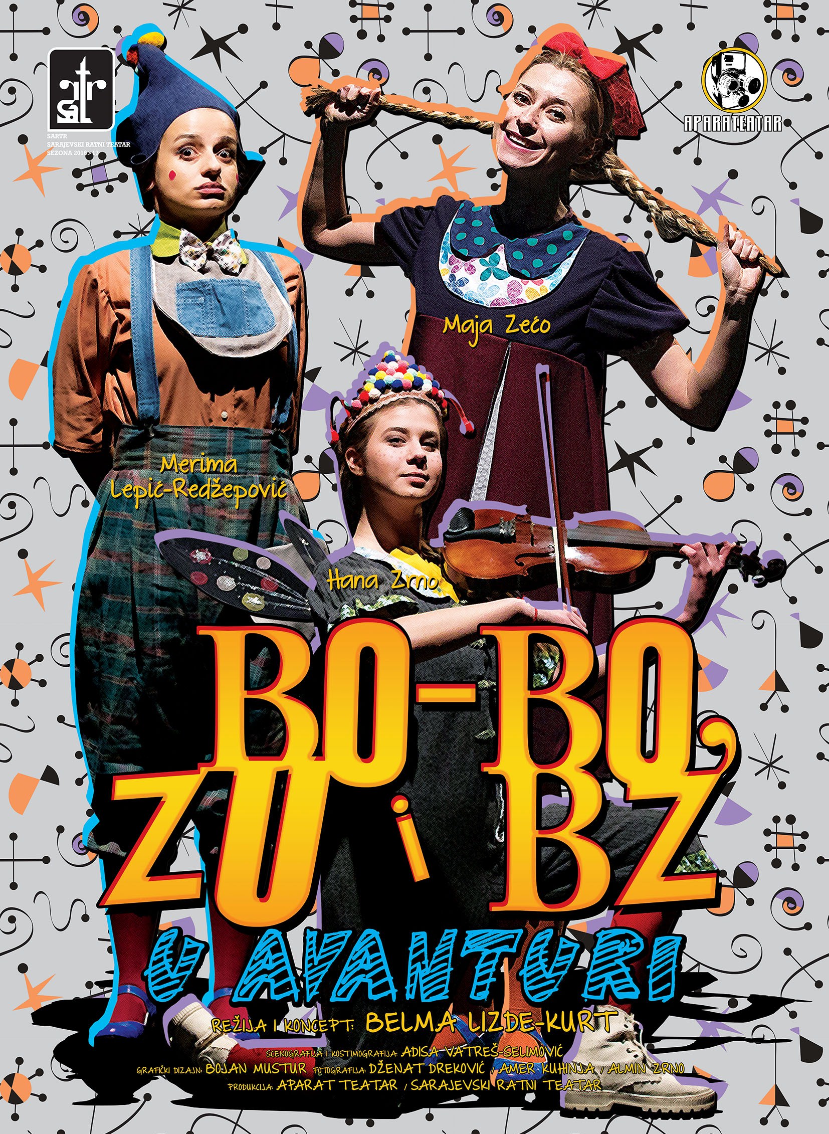 BO-BO, ZU I BZ PONOVO U AVANTURAMA NA SCENI SARTR-A