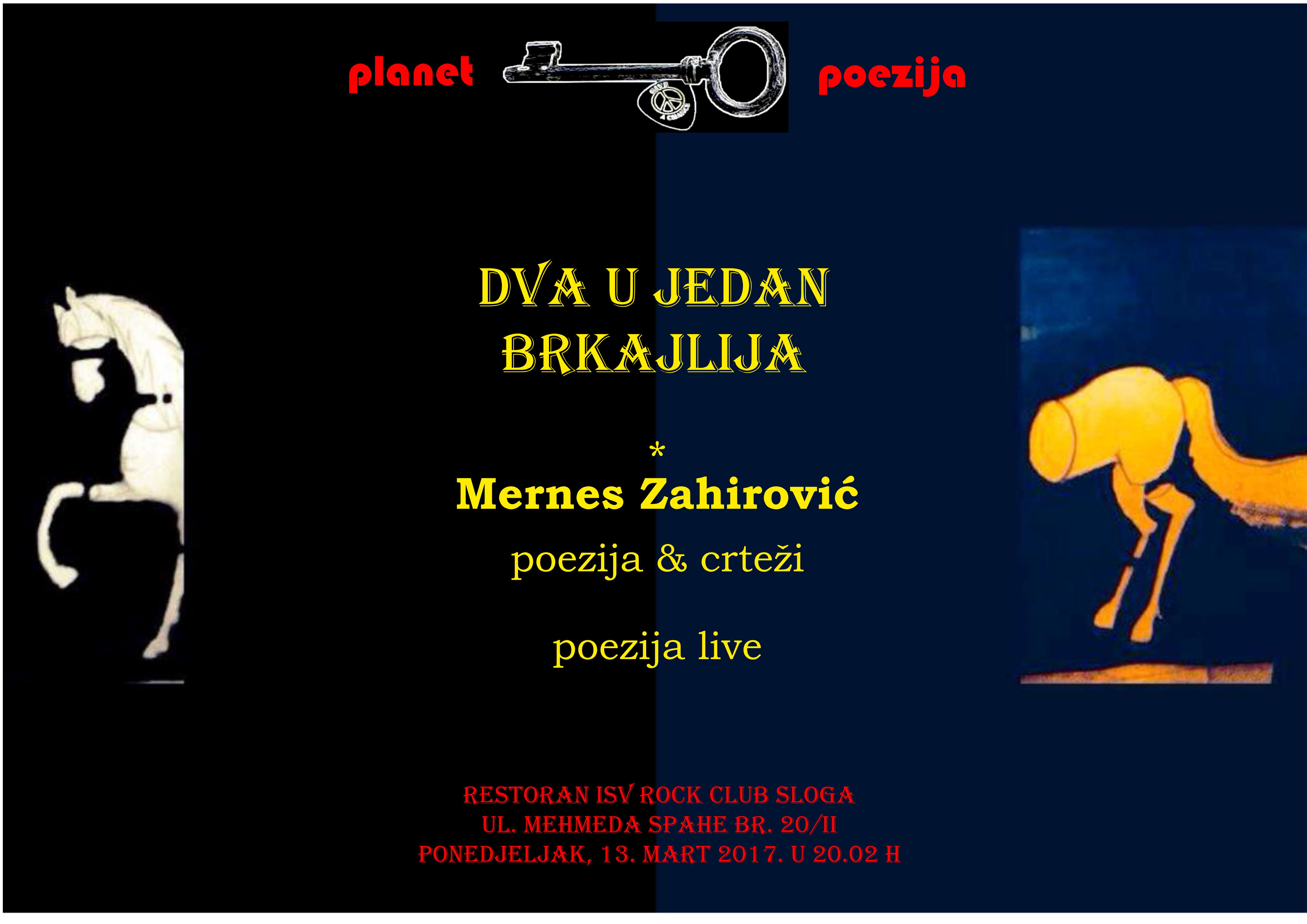 Planet Poezija: Dva u jedan, Brkajlija