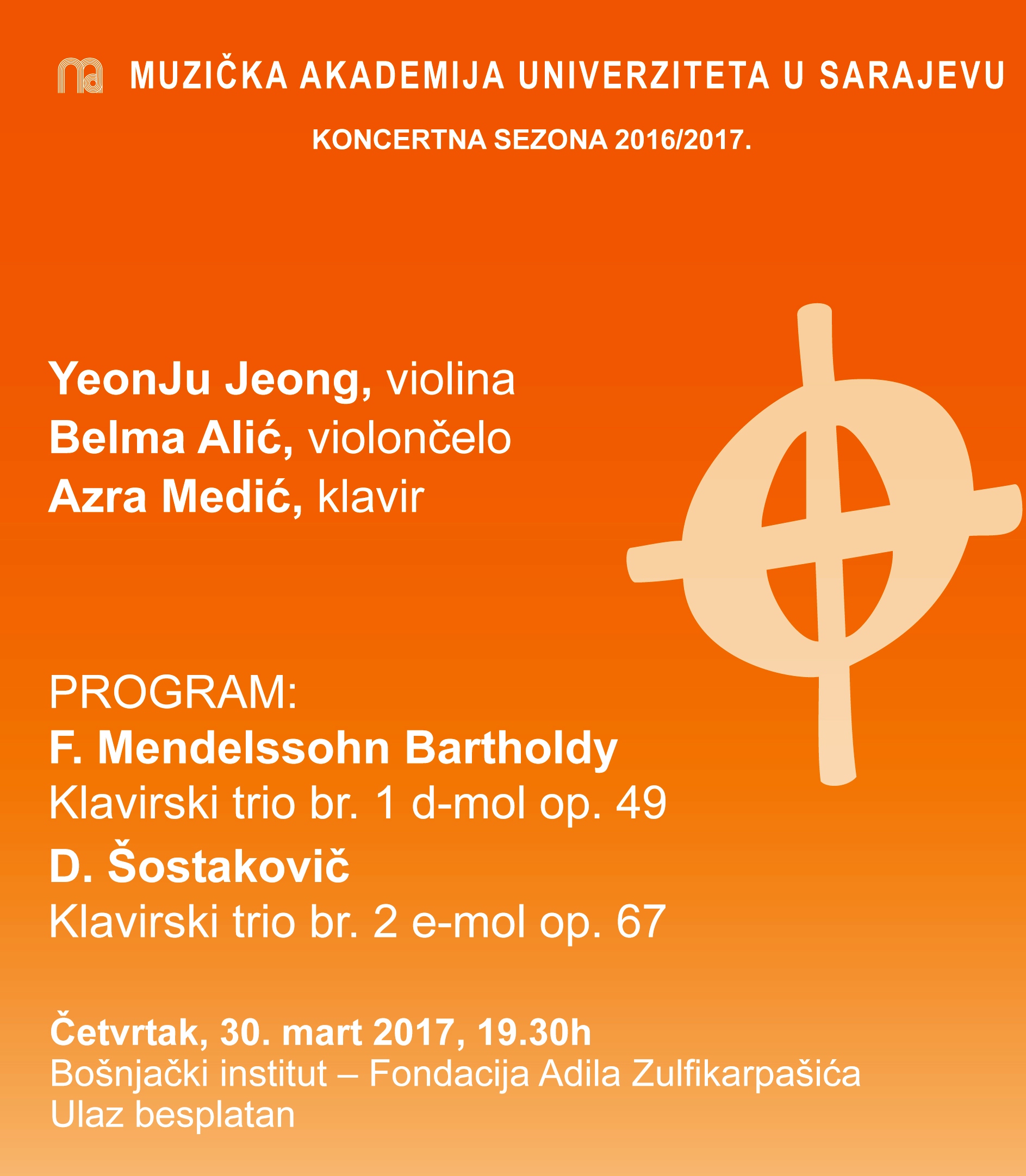 Koncert klavirskog tria!