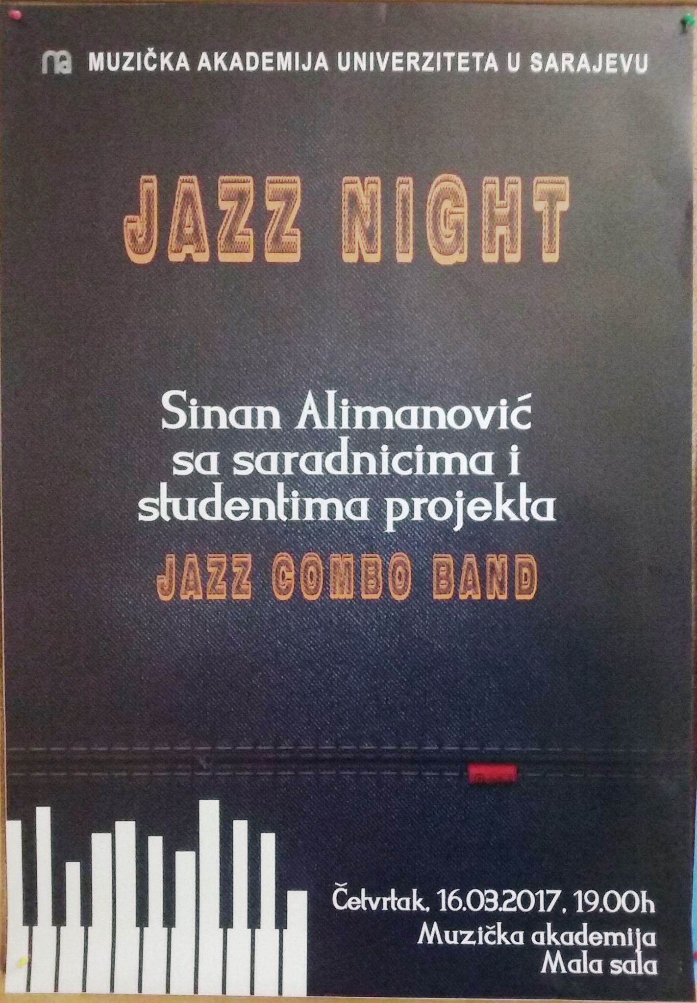 “Jazz Night” na Muzičkoj Akademiji u Sarajevu