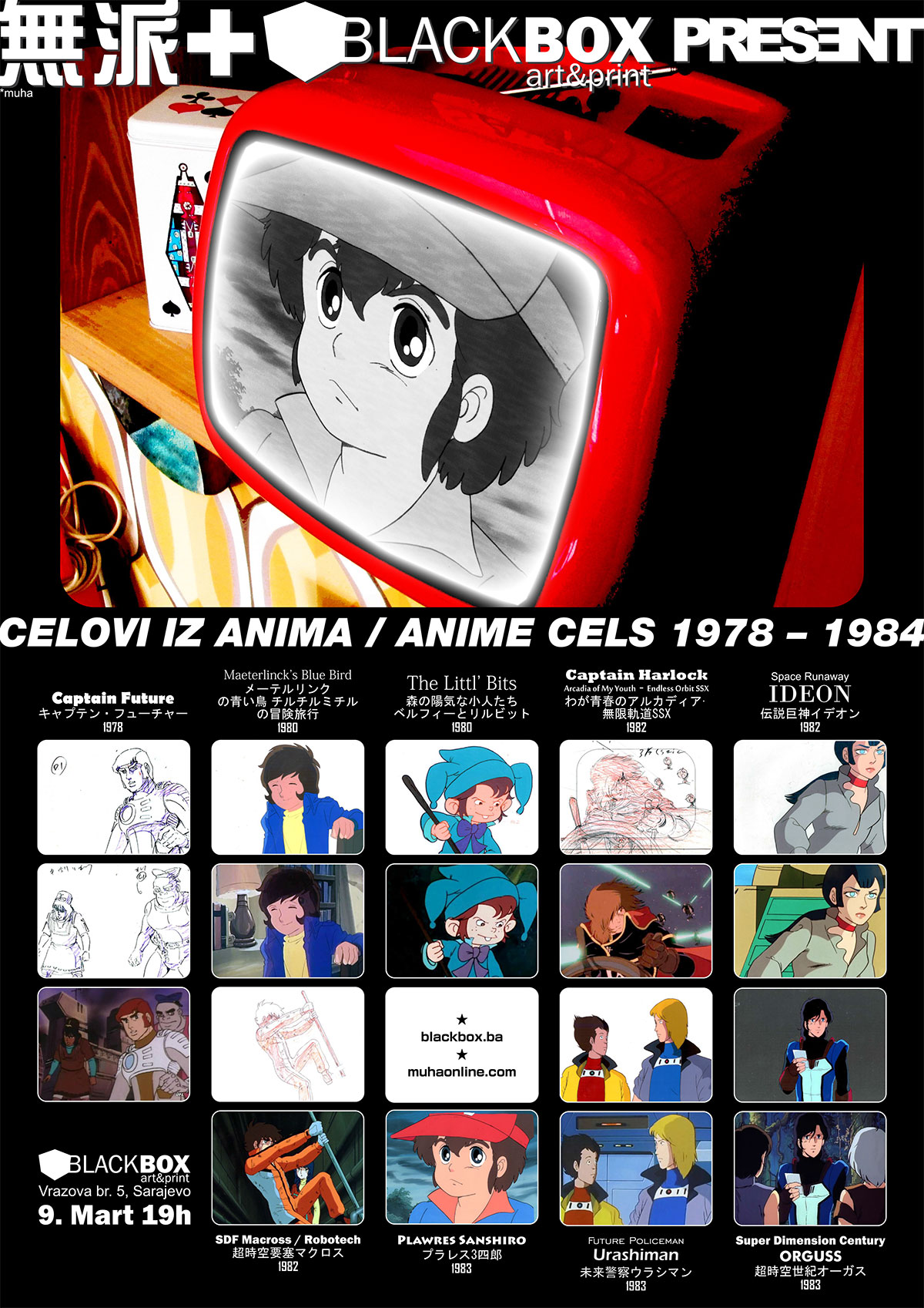 Celovi iz Anima / Anime Cels 1978 – 1984