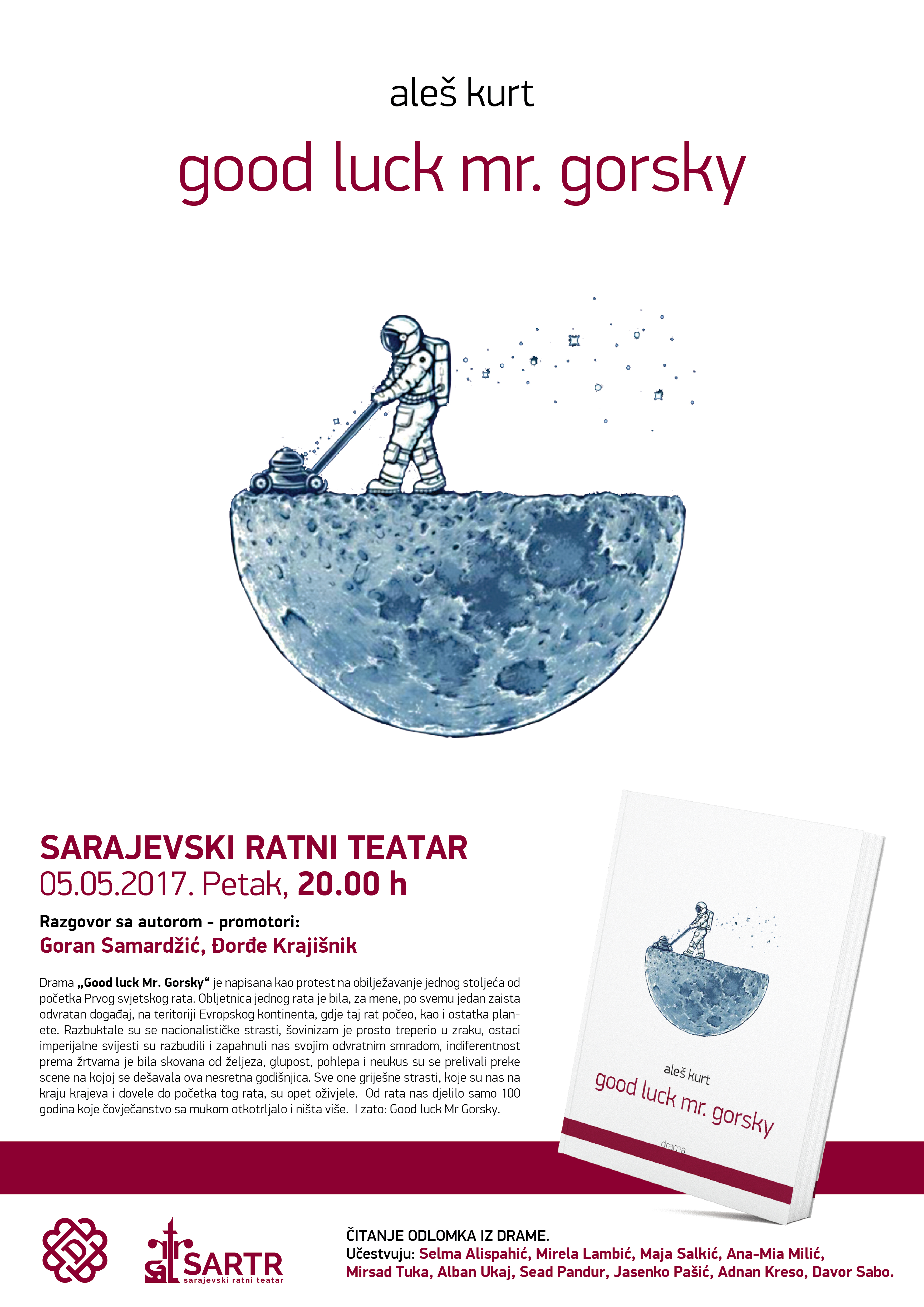 Promocija knjige „Good luck Mr. Gorsky“ Aleša Kurta