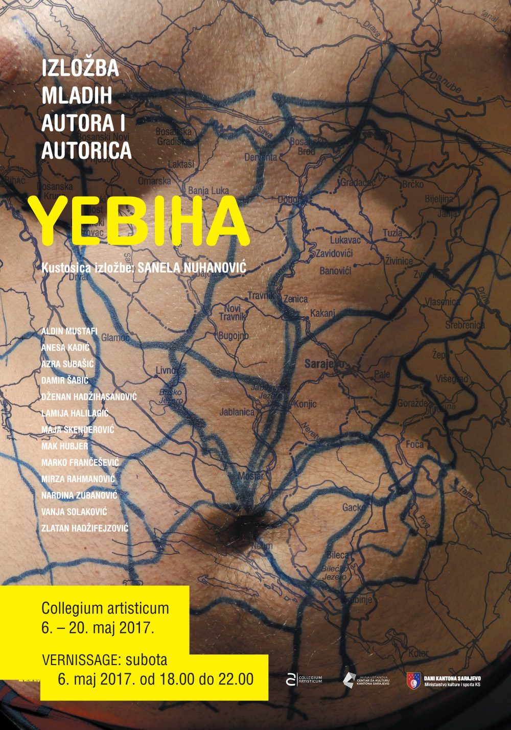 Collegium artisticum: Izložba mladih autora i autorica “YEBIHA”