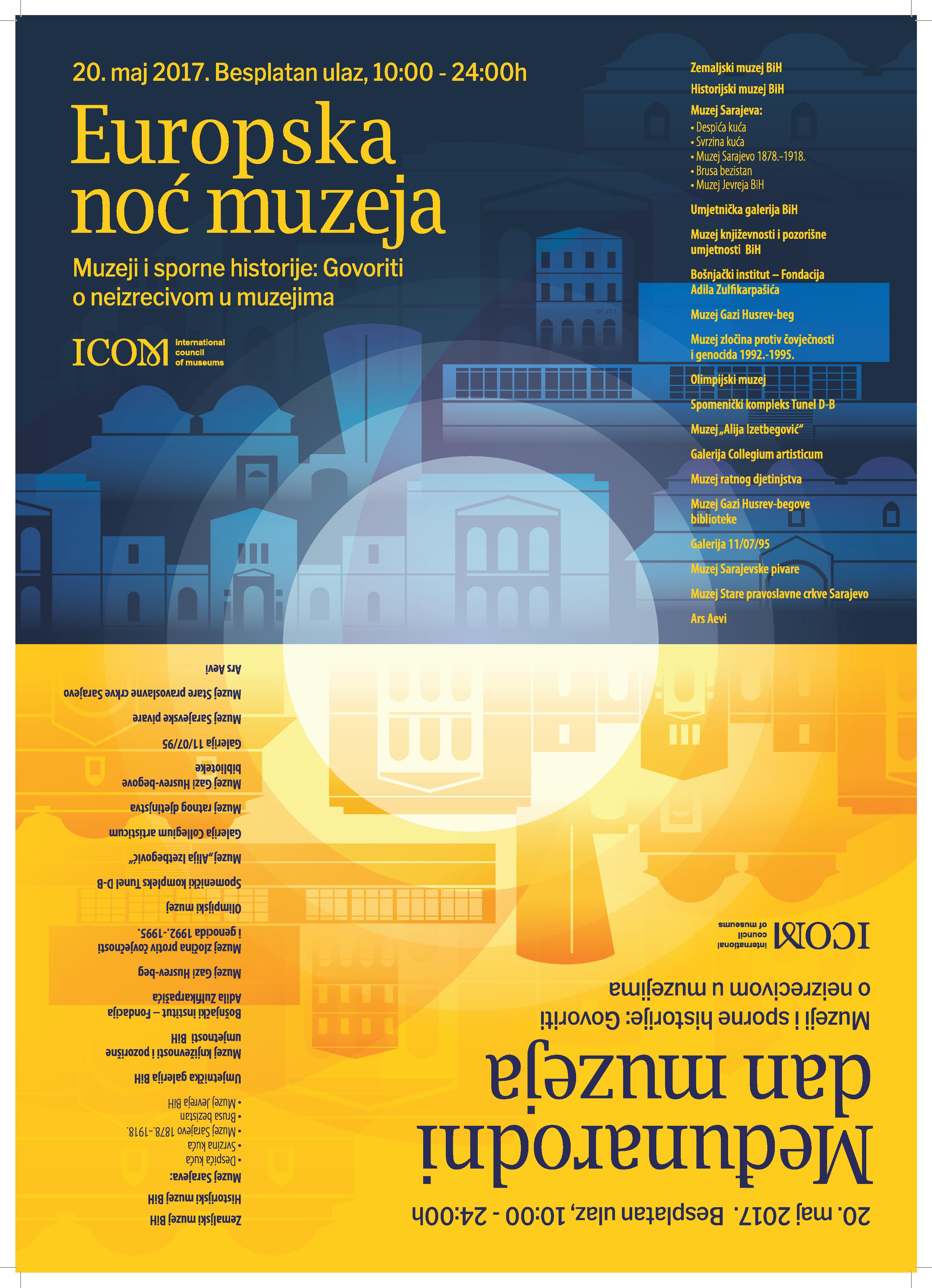 Međunarodni dan/noć muzeja u Historijskom muzeju BiH