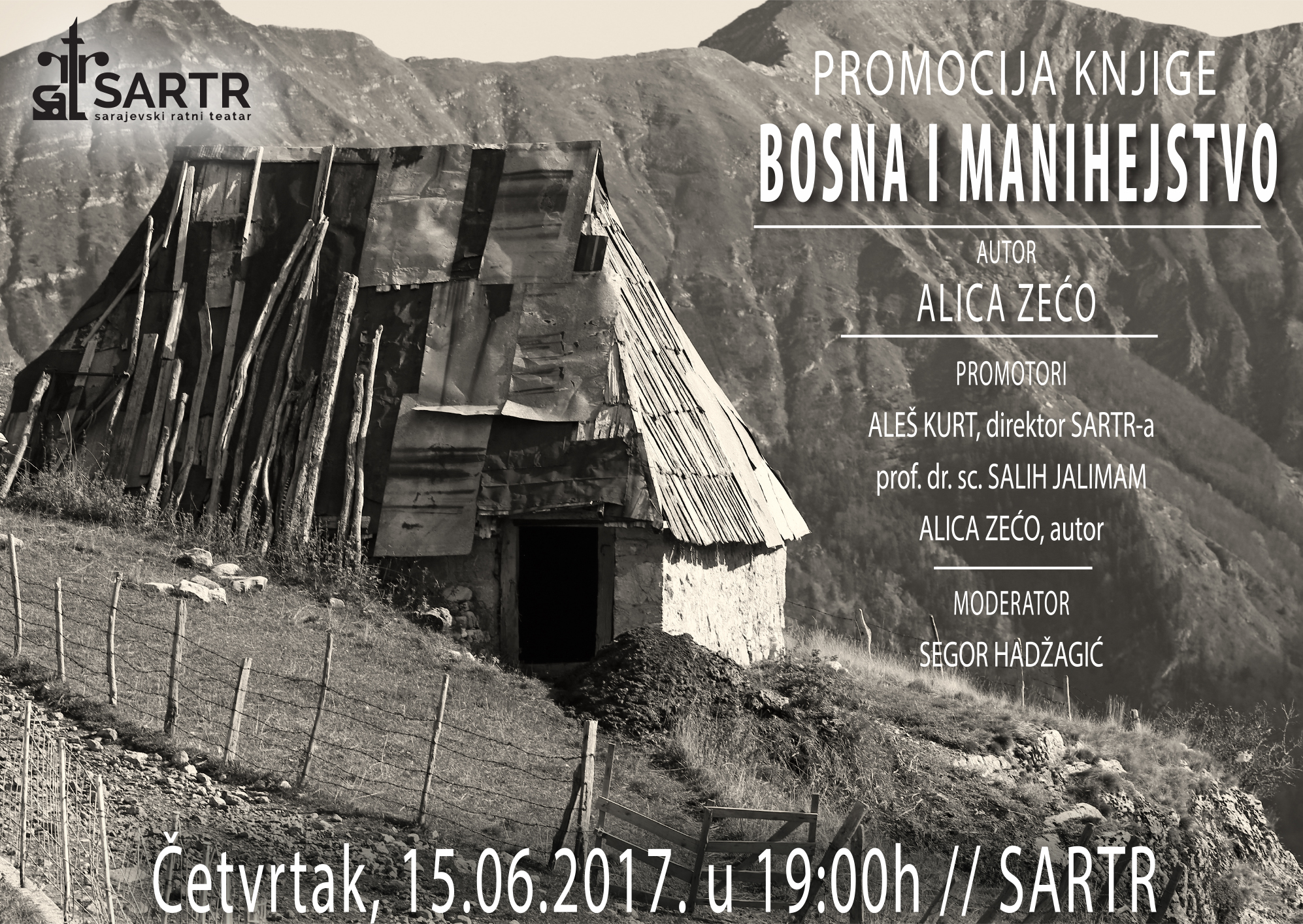 Promocija knjige “Bosna i Manihejstvo” u SARTR-u