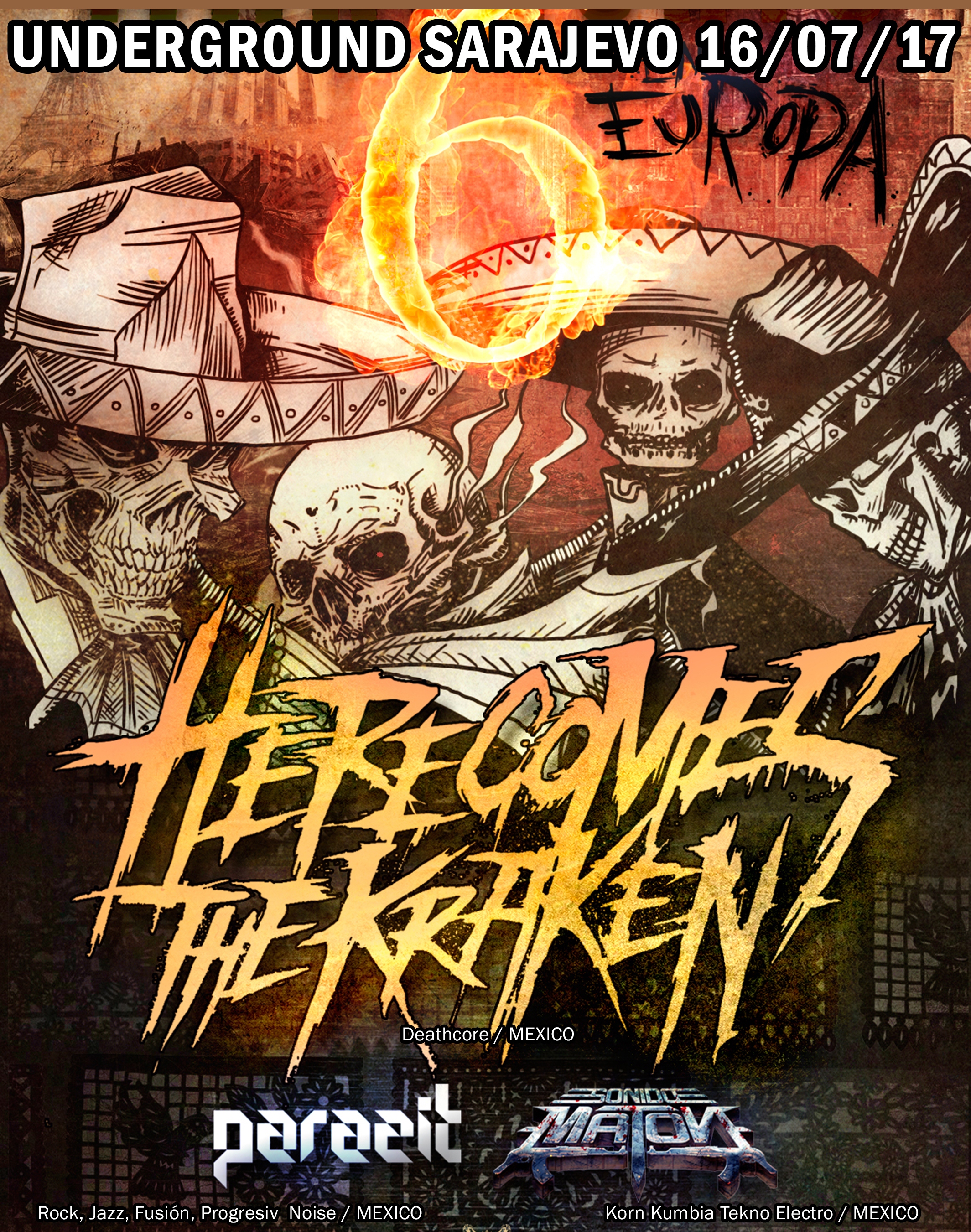 Tri meksička benda nastupaju 16.07. u Sarajevu