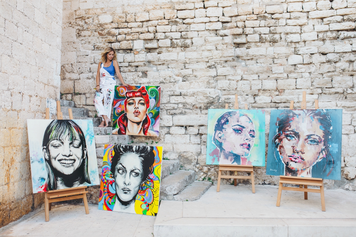 Hrvatska slikarka Branka Grubić u galeriji Kutcha u Sarajevu