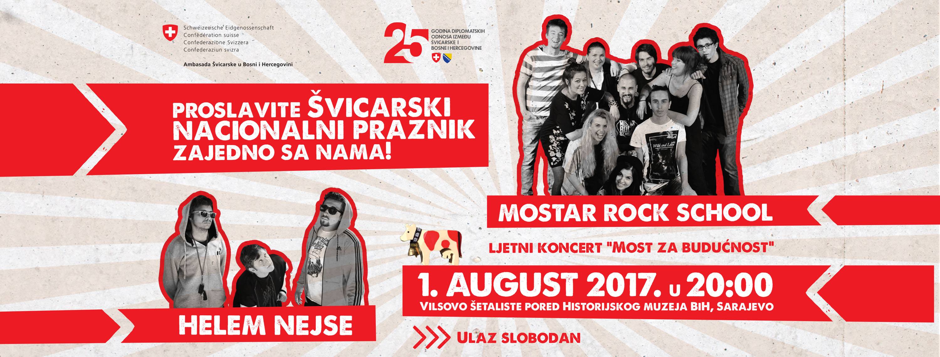 Helem Nejse i Mostar Rock School na Vilsonovom šetalištu