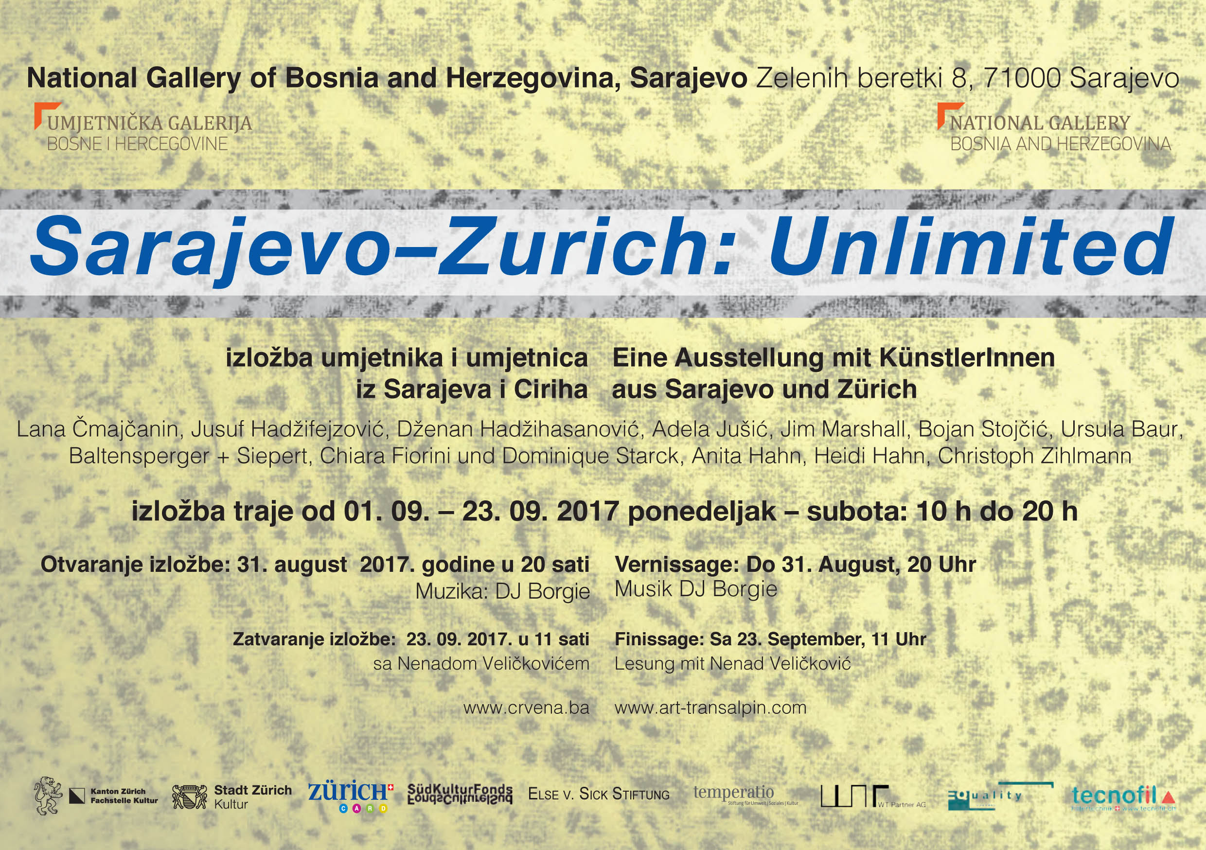 Otvaranje izložbe “Sarajevo-Zurich: Unlimited”