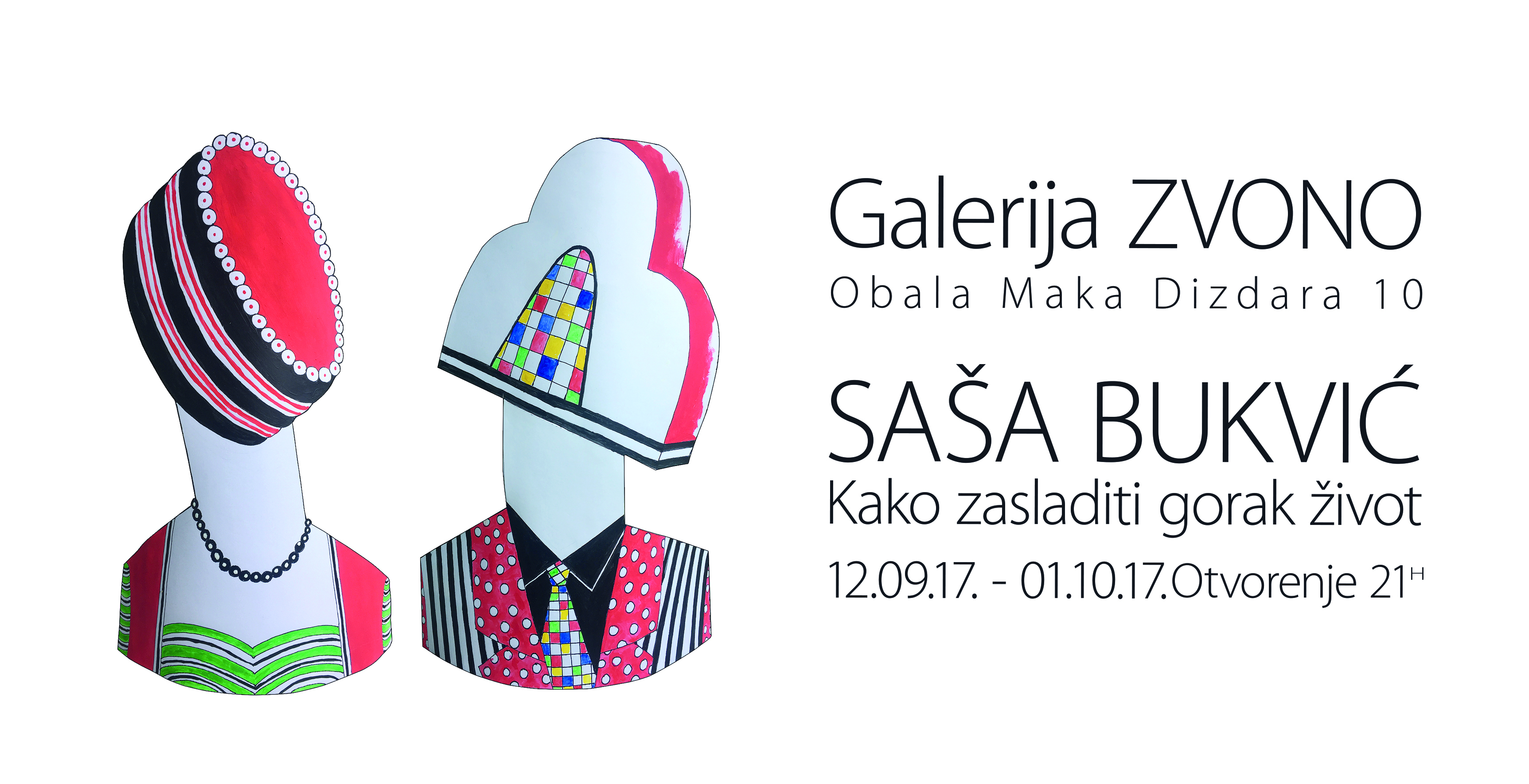 “Kako zasladiti gorak život”, izložba Saše Bukvića u Zvonu