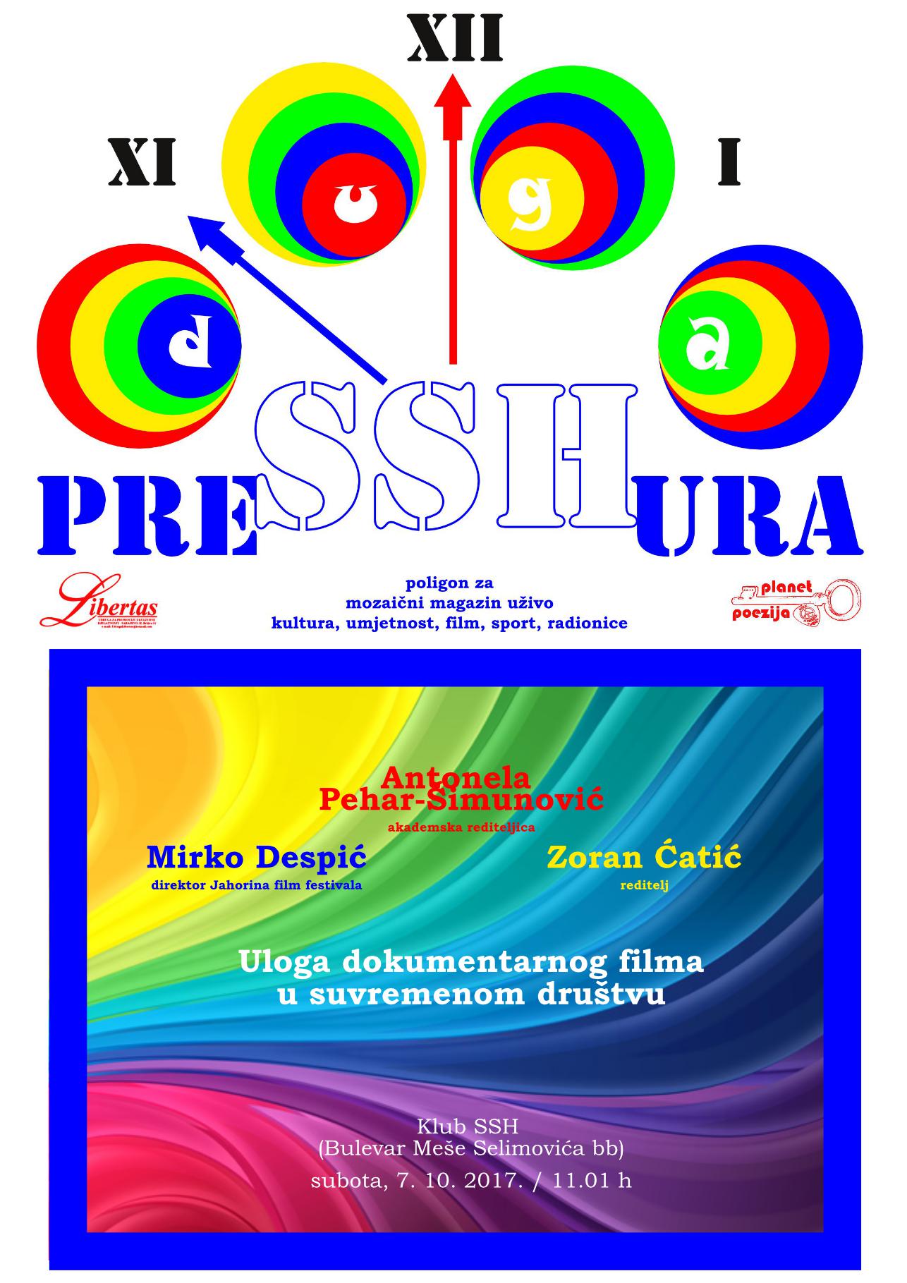 Duga presshura – mozaični magazin uživo