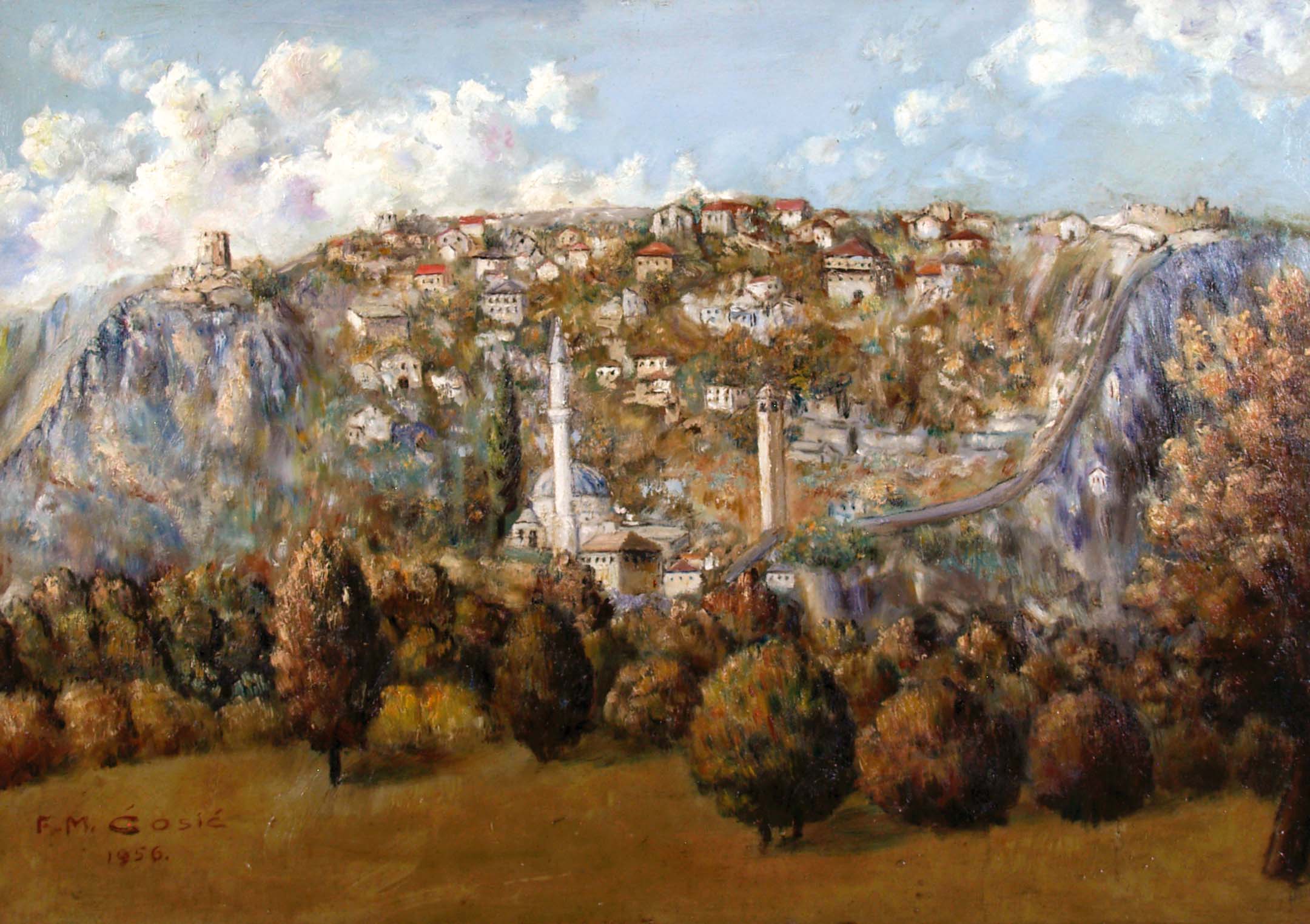 Otvorenje izložbe djela fra Mirka Ćosića