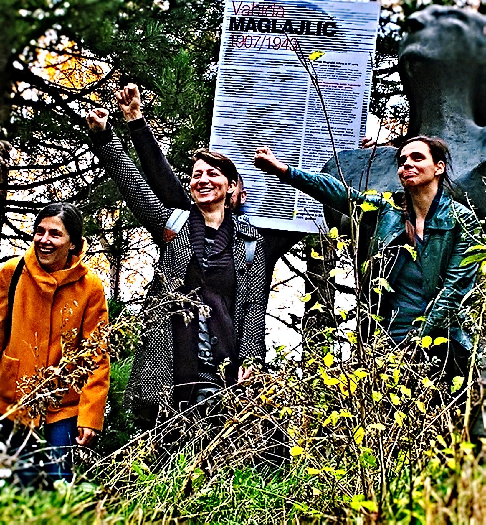 Reportaža o “ilegalnoj izložbi” – “Vahida se vraća”