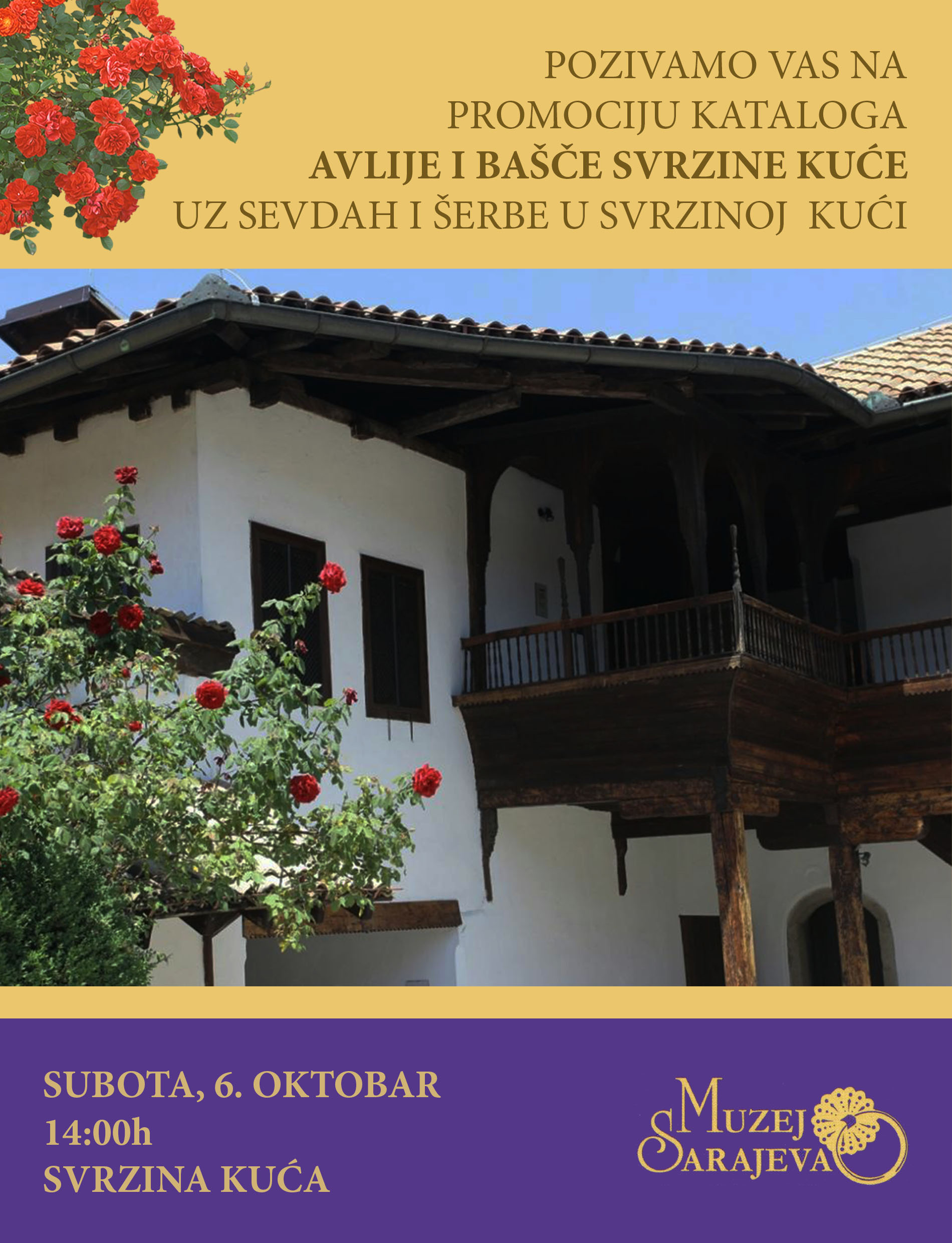 Promocija knjige “Avlije i bašče Svrzine kuće”