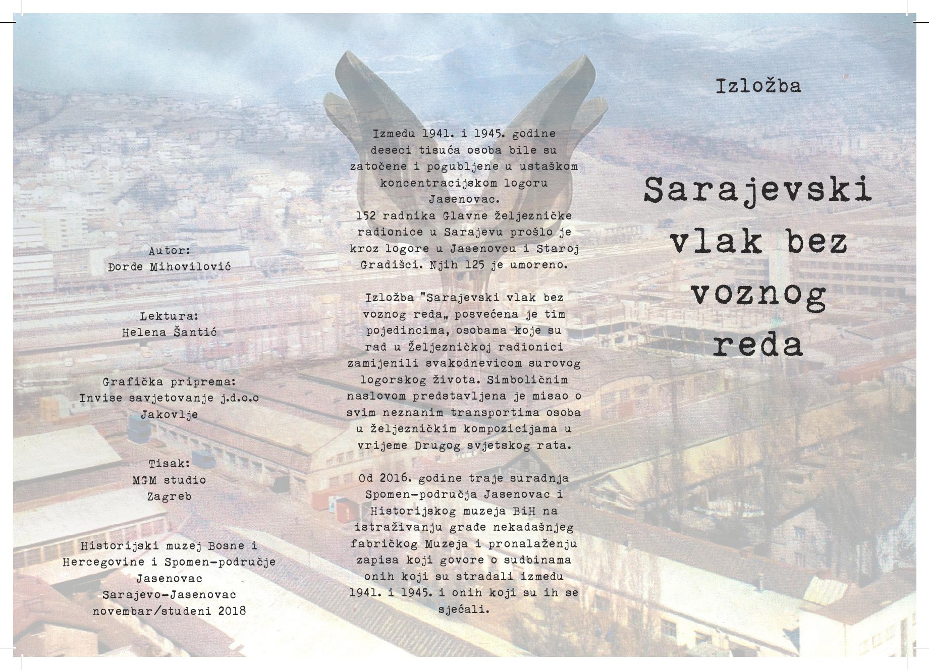 Otvorenje izložbe “Sarajevski vlak bez voznog reda”