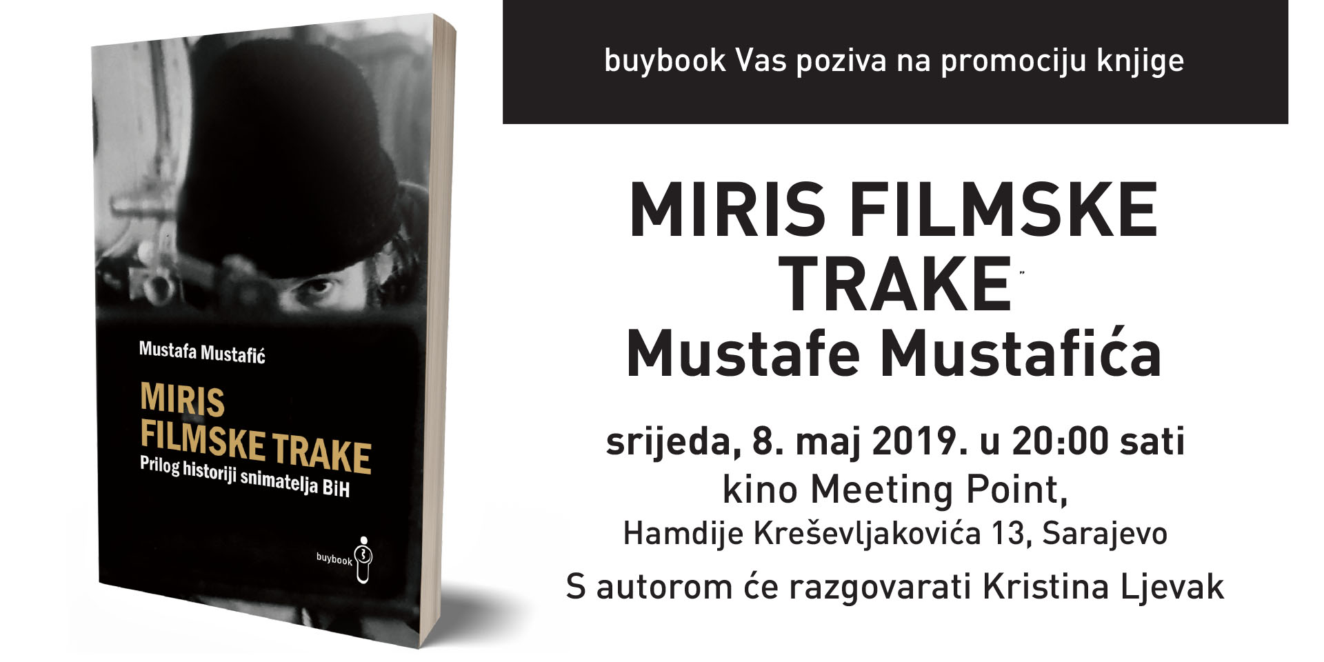 Promocija knjige “Miris filmske trake” Mustafe Mustafića