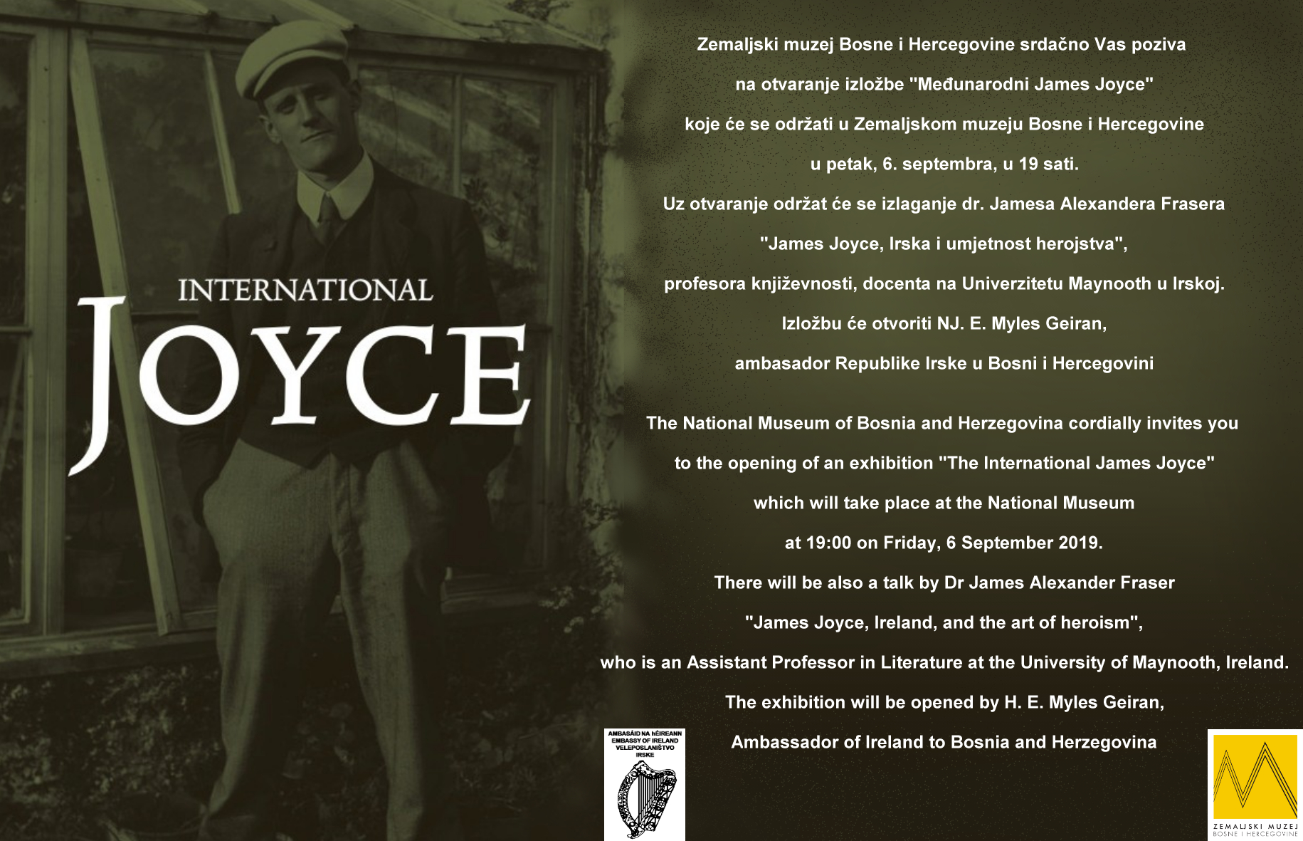 Izložba “Međunarodni James Joyce”