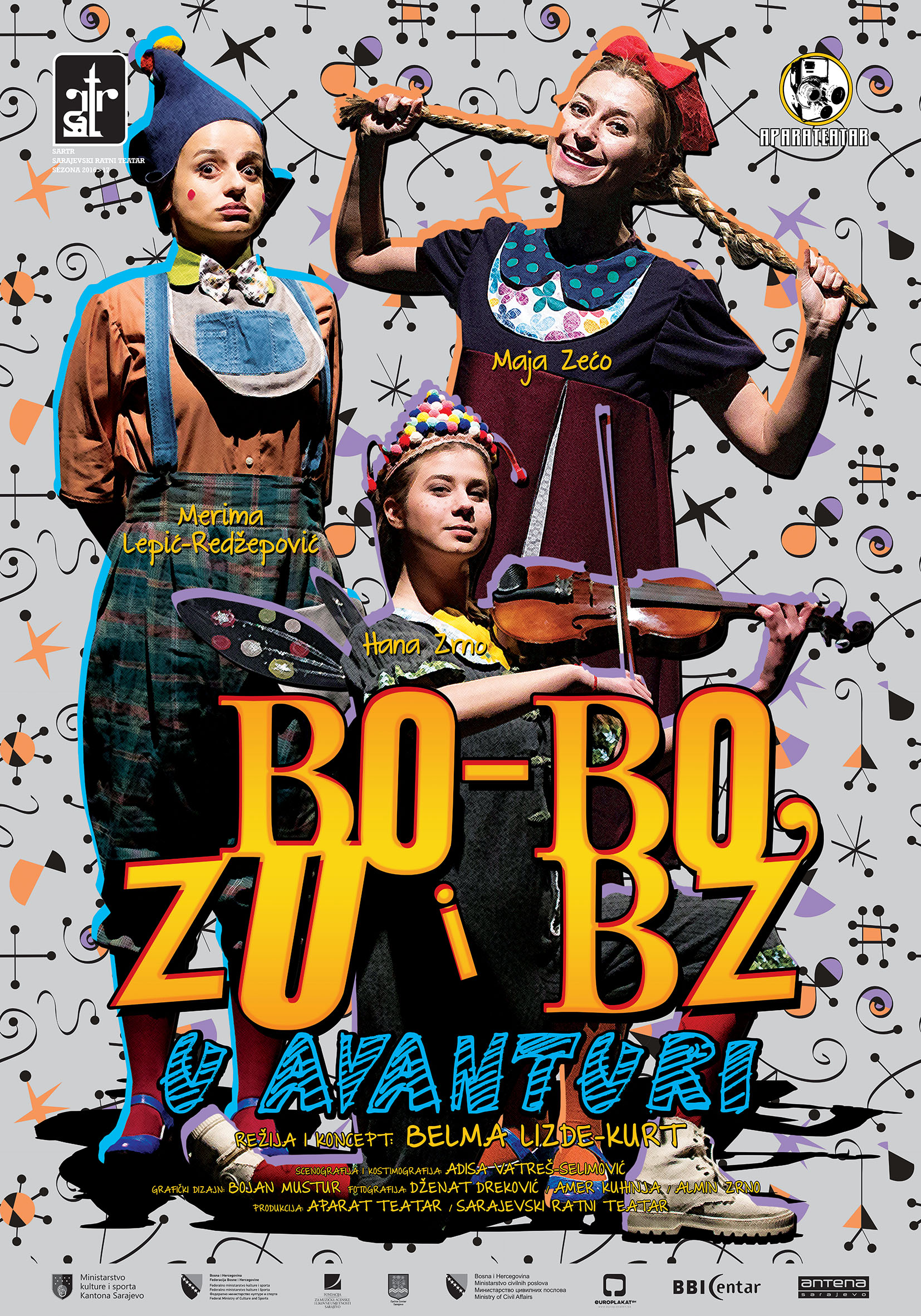 Predstava BO Bo i Zu, prvi dan u vrtiću