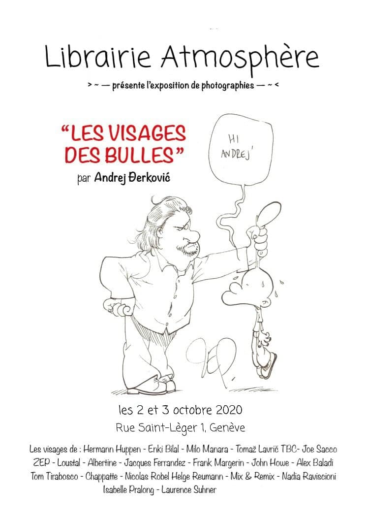 Andrej Đerković – izložba fotografskih portreta najvećih strip autora