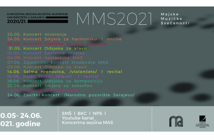 Počinje 14. izdanje festivala “Majske muzičke svečanosti”