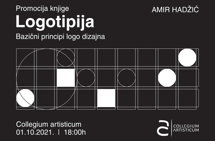 Promocija knjige Amira Hadžića “Logotipija-bazični principi logo dizajna” u galeriji Collegium Artisticum