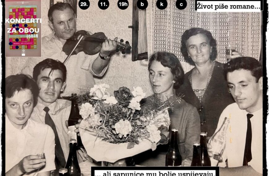 Promocija romana Nenada Veličkovića „Koncerti za obou”