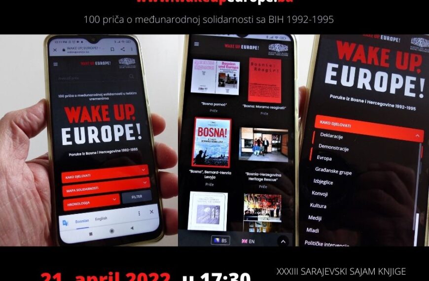 Promocija dvojezične digitalne platforme “Wake up Europe!”