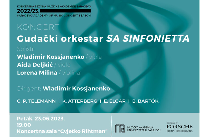 Koncert Gudačkog orkestra “SA Sinfonietta” na Muzičkoj akademiji UNSA