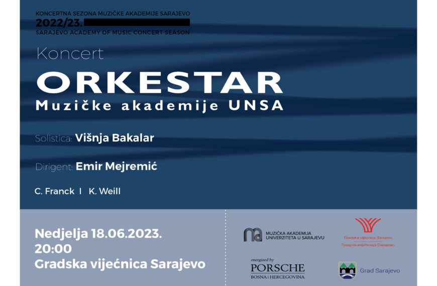 Koncert Orkestra Muzičke akademije UNSA