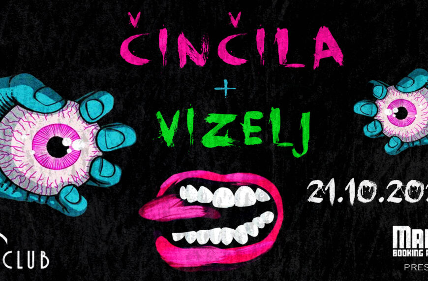 Sarajevska Činčila i beogradski Vizelj nastupaju 21. oktobra u AG Clubu!