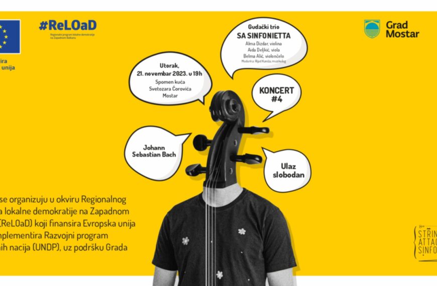 Koncert gudačkog tria “SA Sinfonietta” u Mostaru