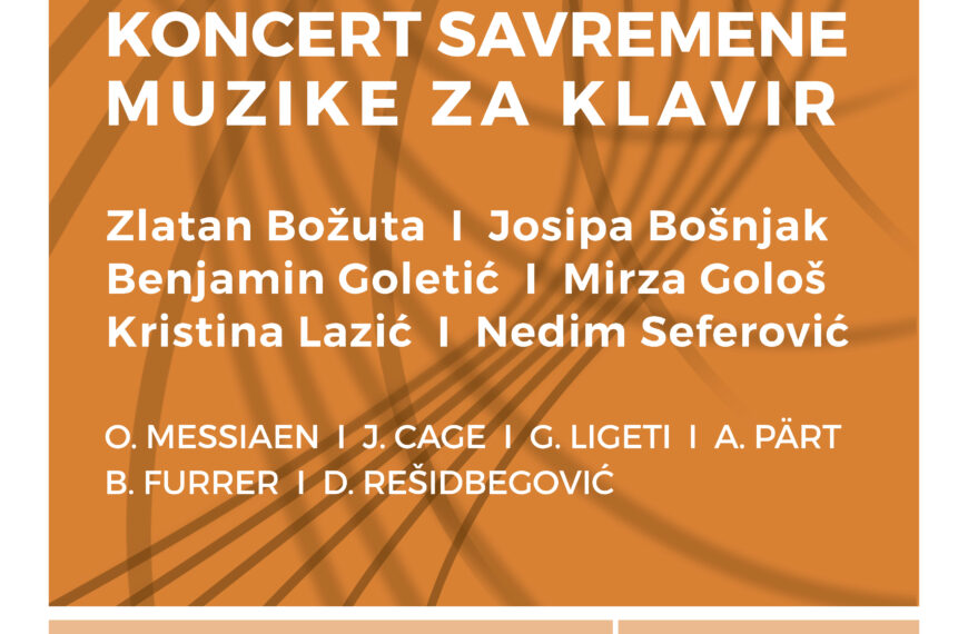 Koncert savremene muzike za klavir