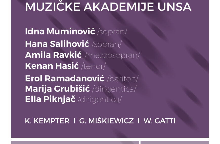Koncert Hora i Orkestra Muzičke akademije UNSA