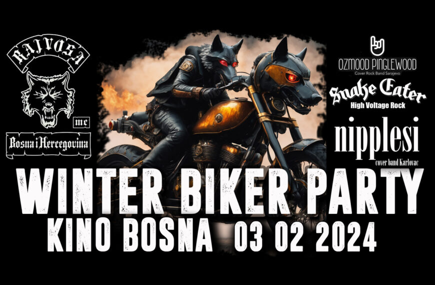 Rajvosa MC najavljuje „Winter Biker Party