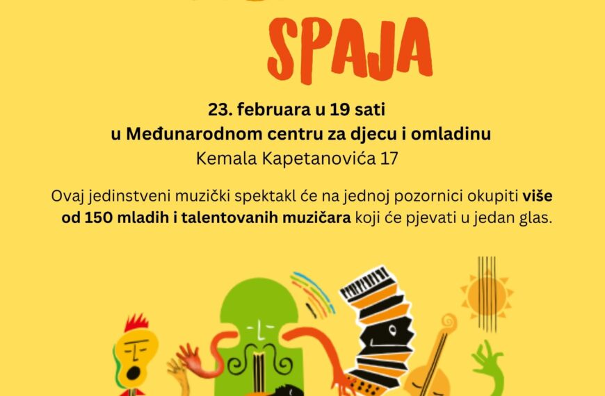 „Muzika spaja“ – zajednički koncert mladih iz Sarajeva, Istočnog Sarajeva i Niša