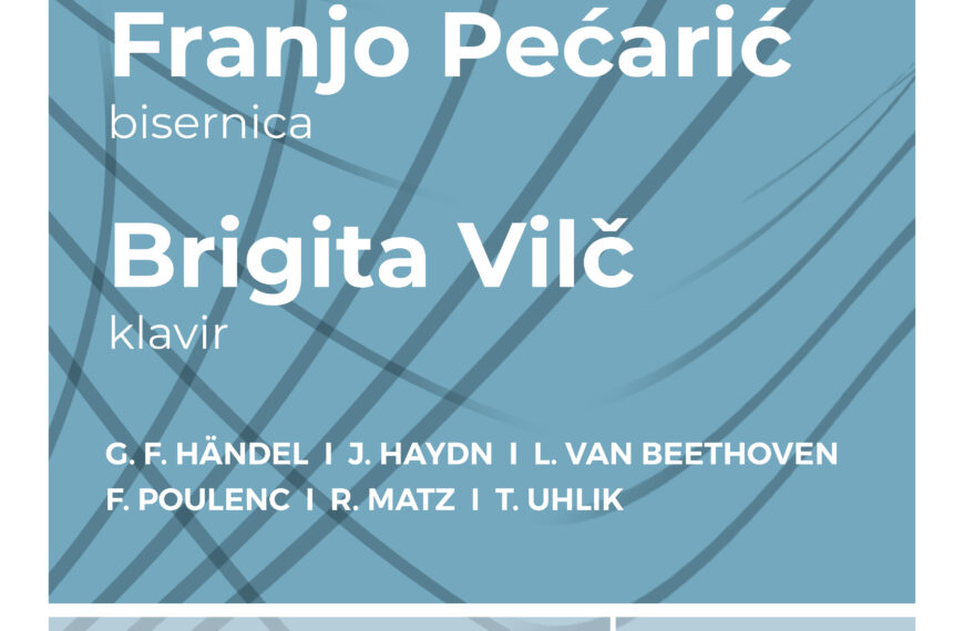 Koncert Franje Pećarića (bisernica) i Brigite Vilč (klavir) na Muzičkoj akademiji UNSA