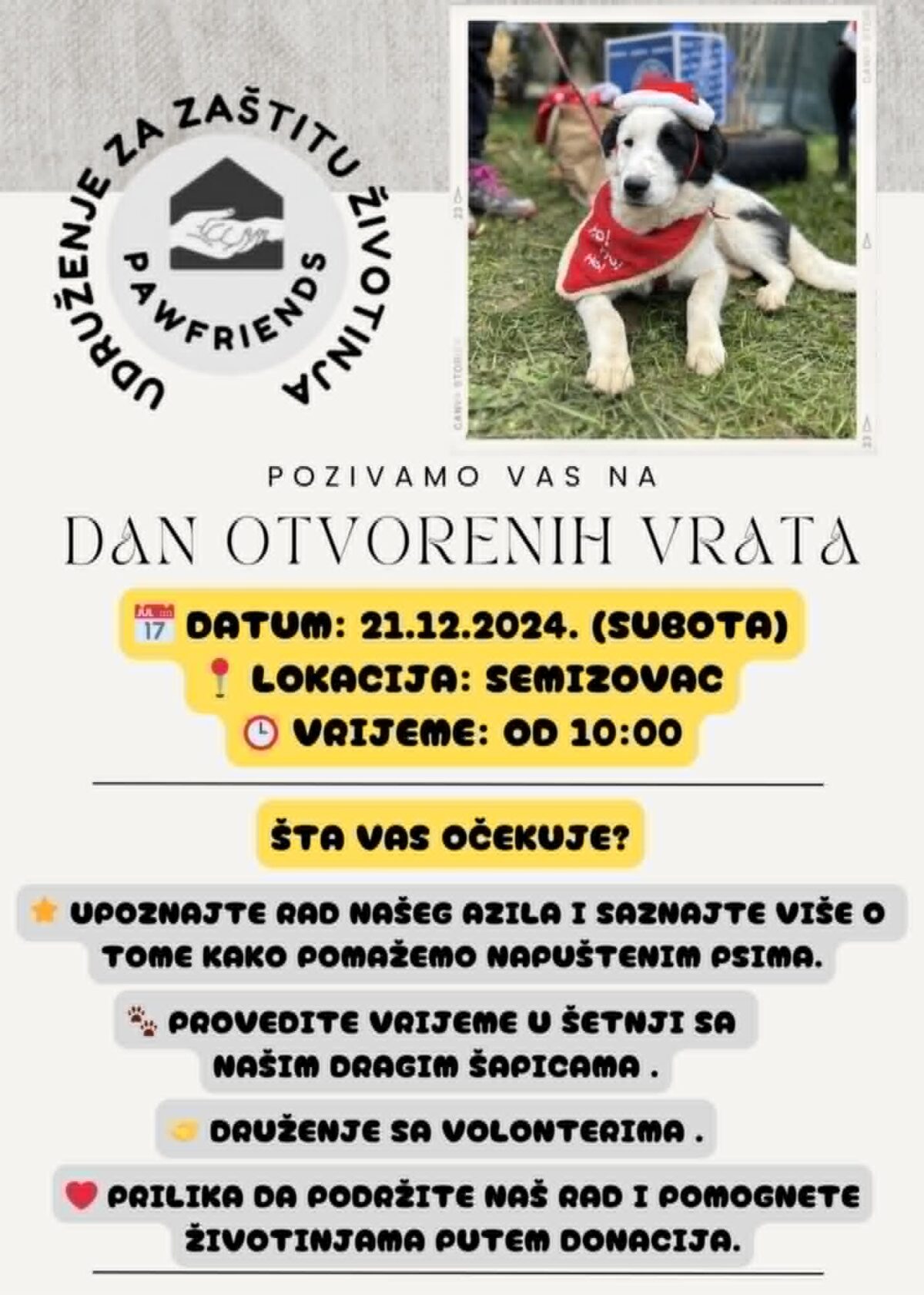 Dan otvorenih vrata u PawFriends azilu za pse!