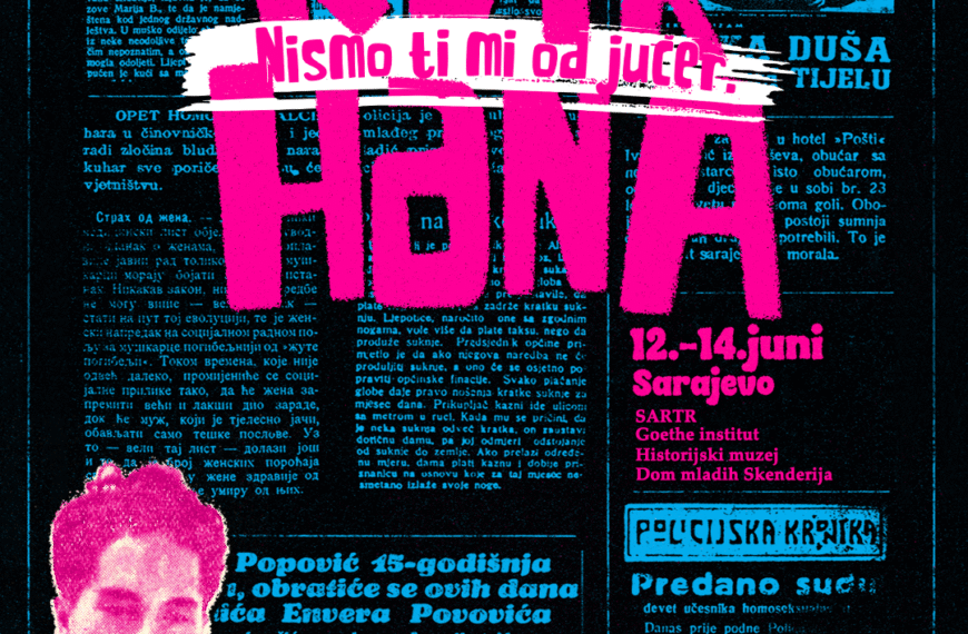 Peto izdanje festivala Kvirhana u Sarajevu od 12. do 14. juna