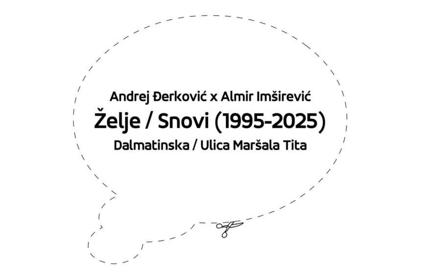 Umjetnička intervencija Andreja Đerkovića i Almira Imširevića