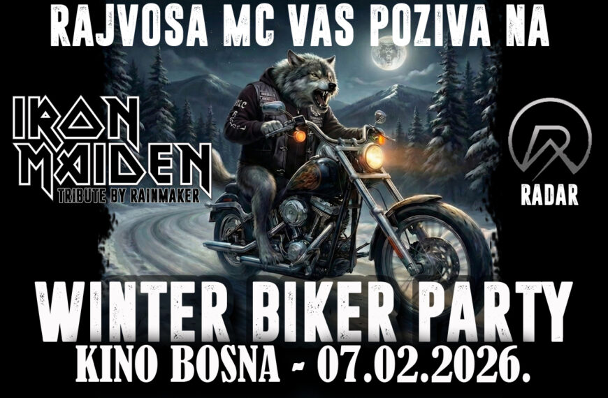 Rajvosa MC na svoj tradicionalni Winter Biker Party dovodi popularni Rainmaker