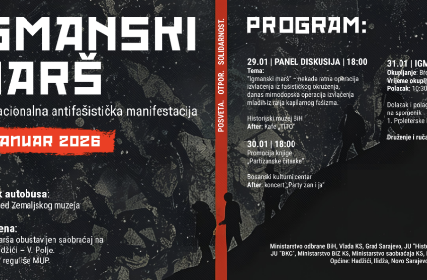 Hiljade antifašista iz regije i svijeta okupljaju se na Igmanu kao simbol otpora na rastuće tendencije globalnog totalitarizma