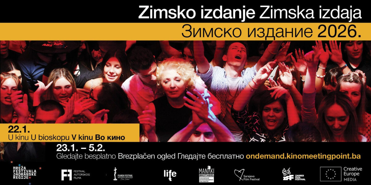 Besplatne projekcije regionalnih filmova na Zimskom izdanju Mreže festivala Jadranske regije